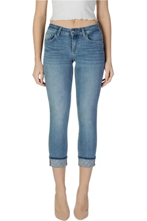 Liu Jo Dames, Jeans, Blauw, Maat: W28 L28 Katoen
