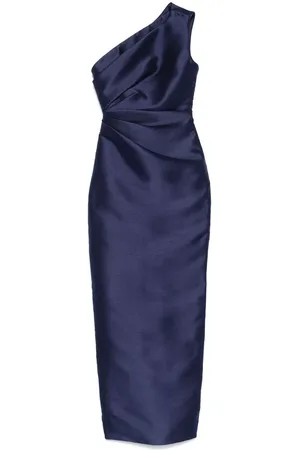 Solace Dames, Jurken, Blauw, Maat: M Leer