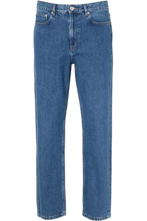 A.P.C. Heren, Jeans, Blauw, Maat: W35 Katoen