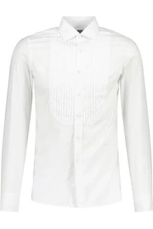 TAGLIATORE Heren, Overhemden, Wit, Maat: 4XL Katoen