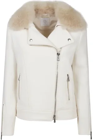ELEVENTY Dames, Jassen, Wit, Maat: XS Wol