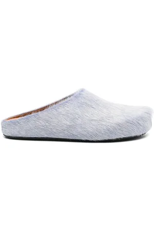 Marni Heren, Schoenen, Blauw, Maat: 40 EU Leer