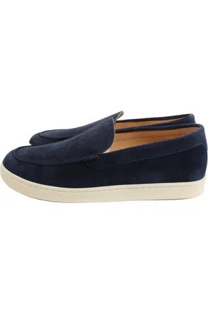 Brunello Cucinelli Heren, Schoenen, Blauw, Maat: 42 EU Leer