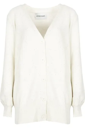 Silvian Heach Dames, Truien, Wit, Maat: XS Wol