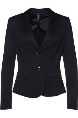 Marc Cain Dames, Jassen, Blauw, Maat: 2XL Jersey