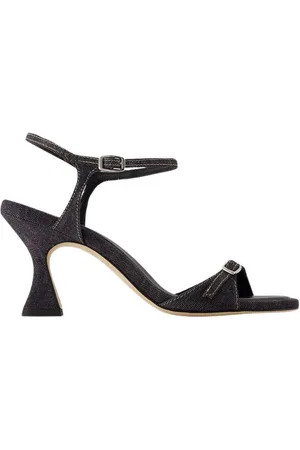 Carel Dames, Schoenen, Zwart, Maat: 37 EU Denim