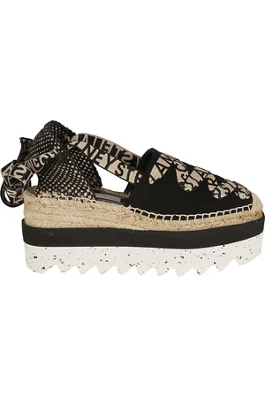 Stella McCartney Dames, Schoenen, Zwart, Maat: 39 EU Katoen