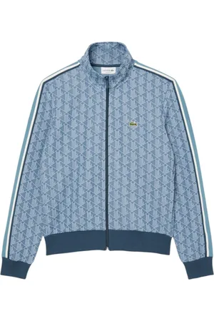 Lacoste Heren, Sweatshirts & Hoodies, Blauw, Maat: 3XL Katoen