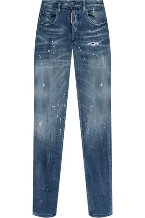 Dsquared2 Dames, Jeans, Blauw, Maat: 2XS Katoen