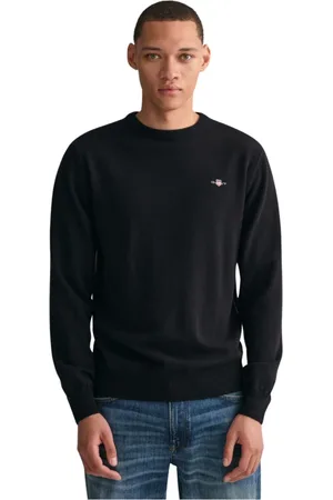 GANT Heren, Truien, Zwart, Maat: 3XL Wol