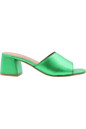 DWRS Dames, Schoenen, Groen, Maat: 36 EU Leer