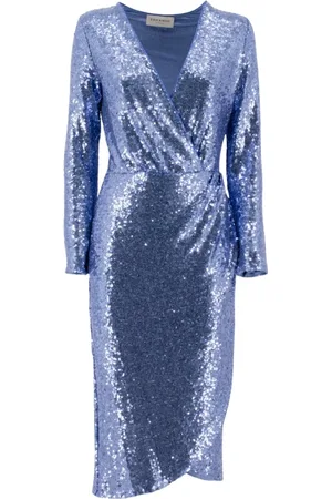 ERMANNO SCERVINO Dames, Jurken, Blauw, Maat: M