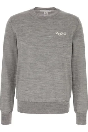 Comme des Garçons Heren, Sweatshirts & Hoodies, Grijs, Maat: M Wol