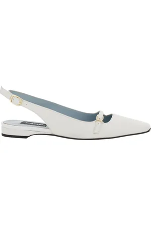 Carel Dames, Schoenen, Wit, Maat: 38 1/2 EU Leer