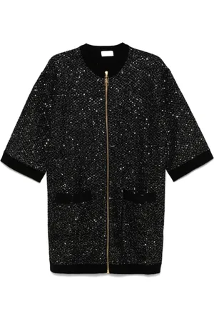 Elisabetta Franchi Dames, Jurken, Zwart, Maat: XS Wol