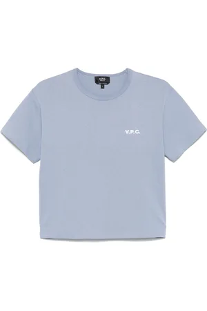 A.P.C. Dames, Tops, Blauw, Maat: XS Katoen