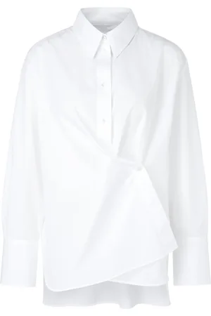 Marc Cain Dames, Blouses & Shirts, Wit, Maat: L Katoen