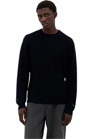 A.P.C. Heren, Truien, Blauw, Maat: S Katoen