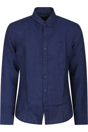 Michael Kors Heren, Overhemden, Blauw, Maat: M