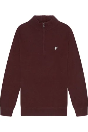 Lyle & Scott Heren, Truien, Rood, Maat: M Wol