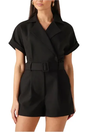 NOTRE-V Dames, Jumpsuits & Playsuits, Zwart, Maat: XL Denim