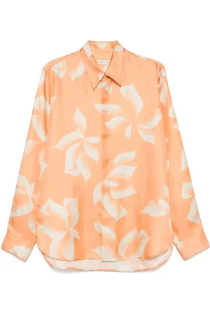 DRIES VAN NOTEN Heren, Overhemden, Oranje, Maat: M