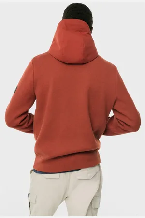 ECOALF Heren, Sweatshirts & Hoodies, Oranje, Maat: L Katoen