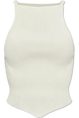 Courrèges Dames, Tops, Wit, Maat: S Viscose