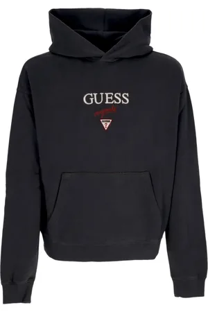 Guess Heren, Sweatshirts & Hoodies, Zwart, Maat: XL Katoen