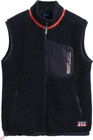GANT Heren, Jassen, Blauw, Maat: M Fleece