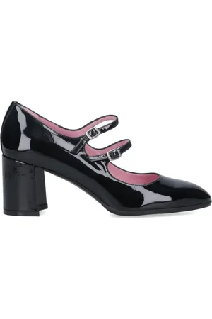Carel Dames, Schoenen, Zwart, Maat: 37 1/2 EU Leer