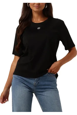 Moss Copenhagen Dames, Tops, Zwart, Maat: S/M