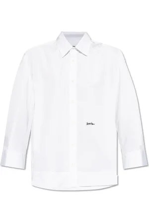 Dsquared2 Dames, Blouses & Shirts, Wit, Maat: M Katoen
