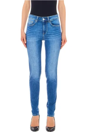 Liu Jo Dames, Jeans, Blauw, Maat: W33 Katoen