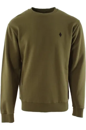 MARCELO BURLON Heren, Sweatshirts & Hoodies, Groen, Maat: XL Katoen