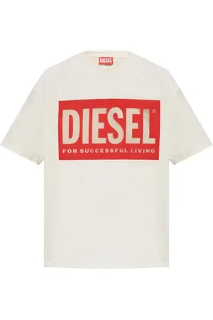 Diesel Heren, Tops, Wit, Maat: S Katoen