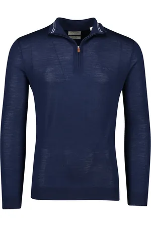GANT Heren, Truien, Blauw, Maat: L