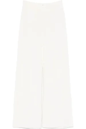 ERMANNO SCERVINO Dames, Broeken, Wit, Maat: S Viscose