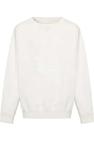 Maison Margiela Heren, Sweatshirts & Hoodies, Wit, Maat: S Katoen