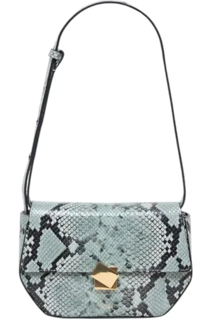 Closed Dames, Tassen, Blauw, Maat: ONE Size Leer