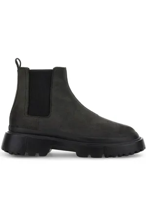 Hogan Heren, Schoenen, Grijs, Maat: 44 EU Suède
