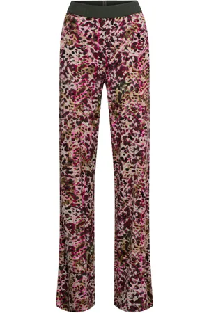 &Co Woman Dames, Broeken, Veelkleurig, Maat: XS Viscose