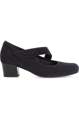 Gabor Dames, Schoenen, Blauw, Maat: 38 EU Leer