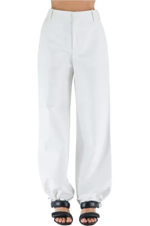 Marni Dames, Broeken, Wit, Maat: XS Katoen