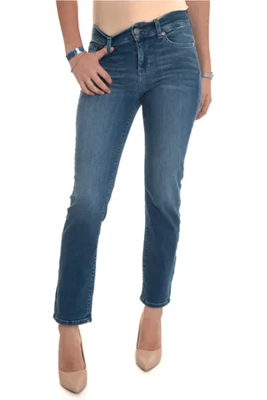 Liu Jo Dames, Jeans, Blauw, Maat: W33 Katoen