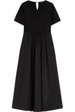 Max Mara Dames, Jurken, Zwart, Maat: S Katoen