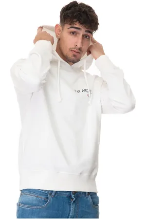 FAY Heren, Sweatshirts & Hoodies, Wit, Maat: XL Katoen