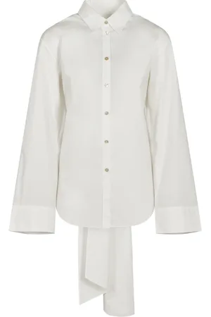 FORTE FORTE Dames, Blouses & Shirts, Wit, Maat: M Katoen