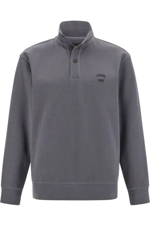 Boggi Milano Heren, Sweatshirts & Hoodies, Grijs, Maat: 2XL Katoen