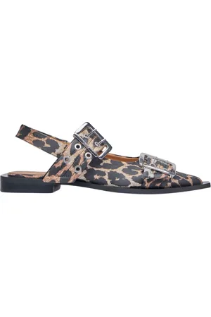 Ganni Dames, Schoenen, Bruin, Maat: 38 EU Satijn
